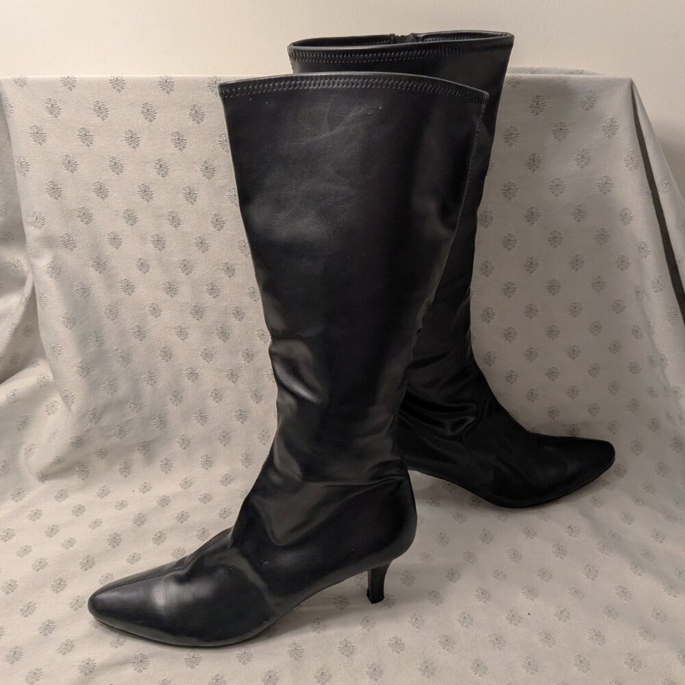 9.5 M Norris High Black Boots with IMPO Stretch - Picture 2 of 5